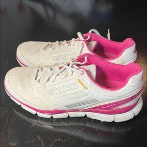 Adidas Adizero Women's White and Pink Golf Shoes